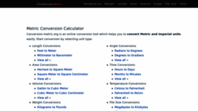 What Conversion-metric.org website looks like in 2024 