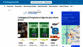 What Cataloguemate.fr website looks like in 2024 