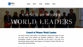 What Councilwomenworldleaders.org website looks like in 2024 