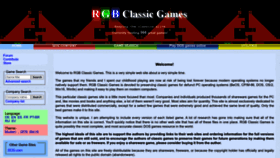 What Classicdosgames.com website looks like in 2024 