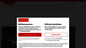 What Caravaning.de website looks like in 2024 