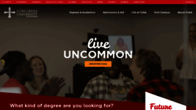 What Cuaa.edu website looked like in 2024 (1 year ago)