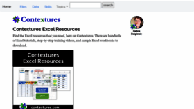 What Contextures.com website looks like in 2024 