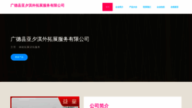 What Chenxyqj.cn website looks like in 2024 