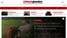 What Contextoganadero.com website looks like in 2024 