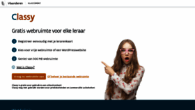 What Classy.be website looked like in 2024 (2 years ago)
