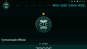 What Coritiba.com.br website looks like in 2024 