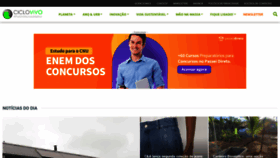 What Ciclovivo.com.br website looks like in 2024 