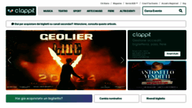 What Clappit.com website looked like in 2024 (1 year ago)