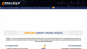What Cataloxy.us website looks like in 2024 