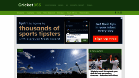 What Cricket365.com website looks like in 2024 