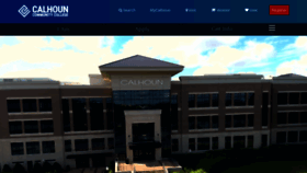What Calhoun.edu website looks like in 2024 