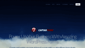What Captainform.com website looks like in 2024 