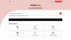 What Clickindia.com website looks like in 2024 