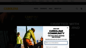 What Carolinashoe.com website looks like in 2024 