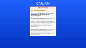 What Carjam.co.nz website looks like in 2024 