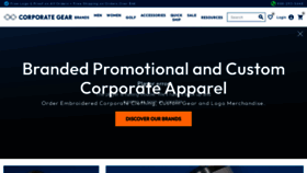 What Corporategear.com website looks like in 2024 