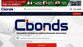 What Cbonds.com website looks like in 2024 