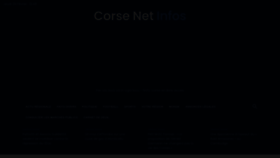 What Corsenetinfos.corsica website looks like in 2024 