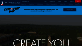 What Columbusstate.edu website looks like in 2024 