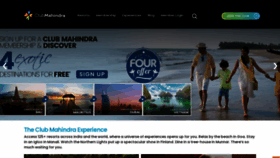 What Clubmahindra.com website looks like in 2024 