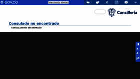 What Consulado.gov.co website looks like in 2024 