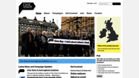 What Civicvoice.org.uk website looks like in 2024 