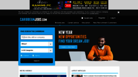 What Caribbeanjobs.com website looks like in 2024 