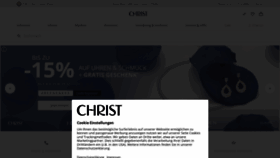 What Christ.de website looks like in 2024 