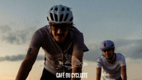 What Cafeducycliste.com website looks like in 2024 