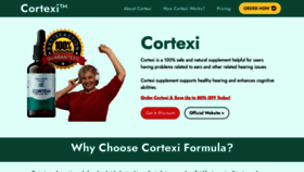 What Cortexi-uk.us website looks like in 2024 