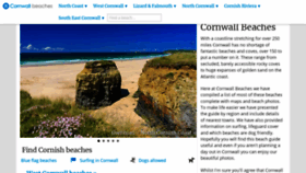What Cornwall-beaches.co.uk website looks like in 2024 