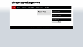 What Cheapessaywritingservice.us website looks like in 2024 