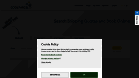 What Coolparcel.com website looks like in 2024 