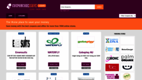 What Couponcode2save.com website looks like in 2024 