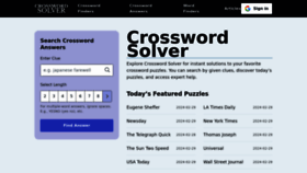 What Crossword-solver.io website looks like in 2024 