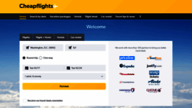 What Cheapflights.com website looks like in 2024 
