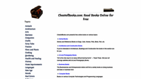 What Chestofbooks.com website looks like in 2024 