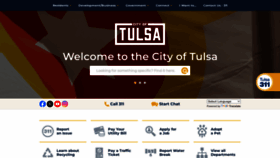 What Cityoftulsa.org website looks like in 2024 
