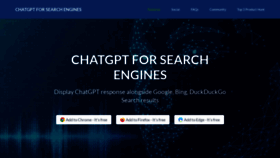 What Chatonai.org website looks like in 2024 