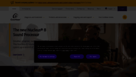 What Cochlear.com website looks like in 2024 