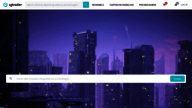What Cgtrader.com website looked like in 2024 (1 year ago)