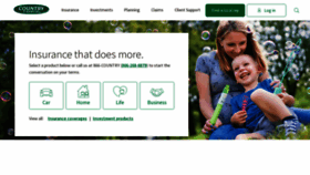 What Countryfinancial.com website looks like in 2024 