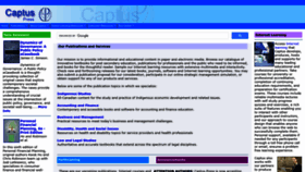 What Captus.com website looks like in 2024 