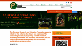 What Compostfoundation.org website looks like in 2024 