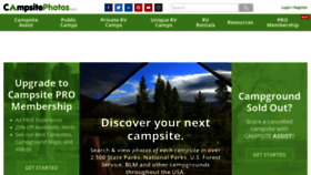 What Campsitephotos.com website looks like in 2024 