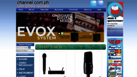 What Channel.com.ph website looks like in 2024 