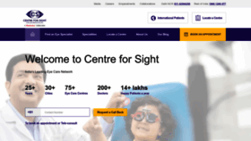 What Centreforsight.net website looks like in 2024 