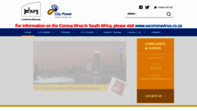 What Citypower.co.za website looked like in 2024 (1 year ago)
