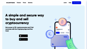 What Cryptopay.me website looks like in 2024 